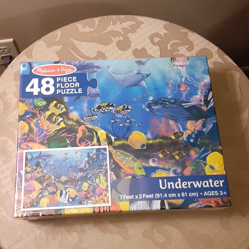 Melissa & Doug Underwater 48 Piece Floor Puzzle